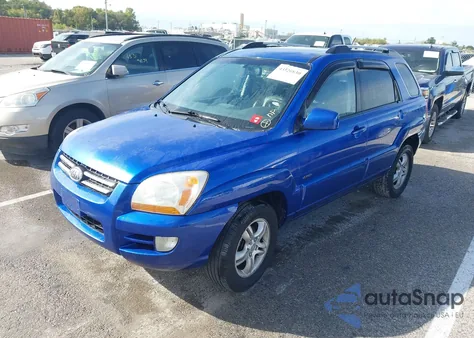 2007 Kia Sportage Ex V6 from USA, damaged, VIN KNDJE723077438993